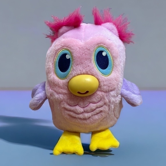 KooKoo Egg Drops Plush Bird Stuffed Animal Kids Pink Purple - Picture 1 of 8